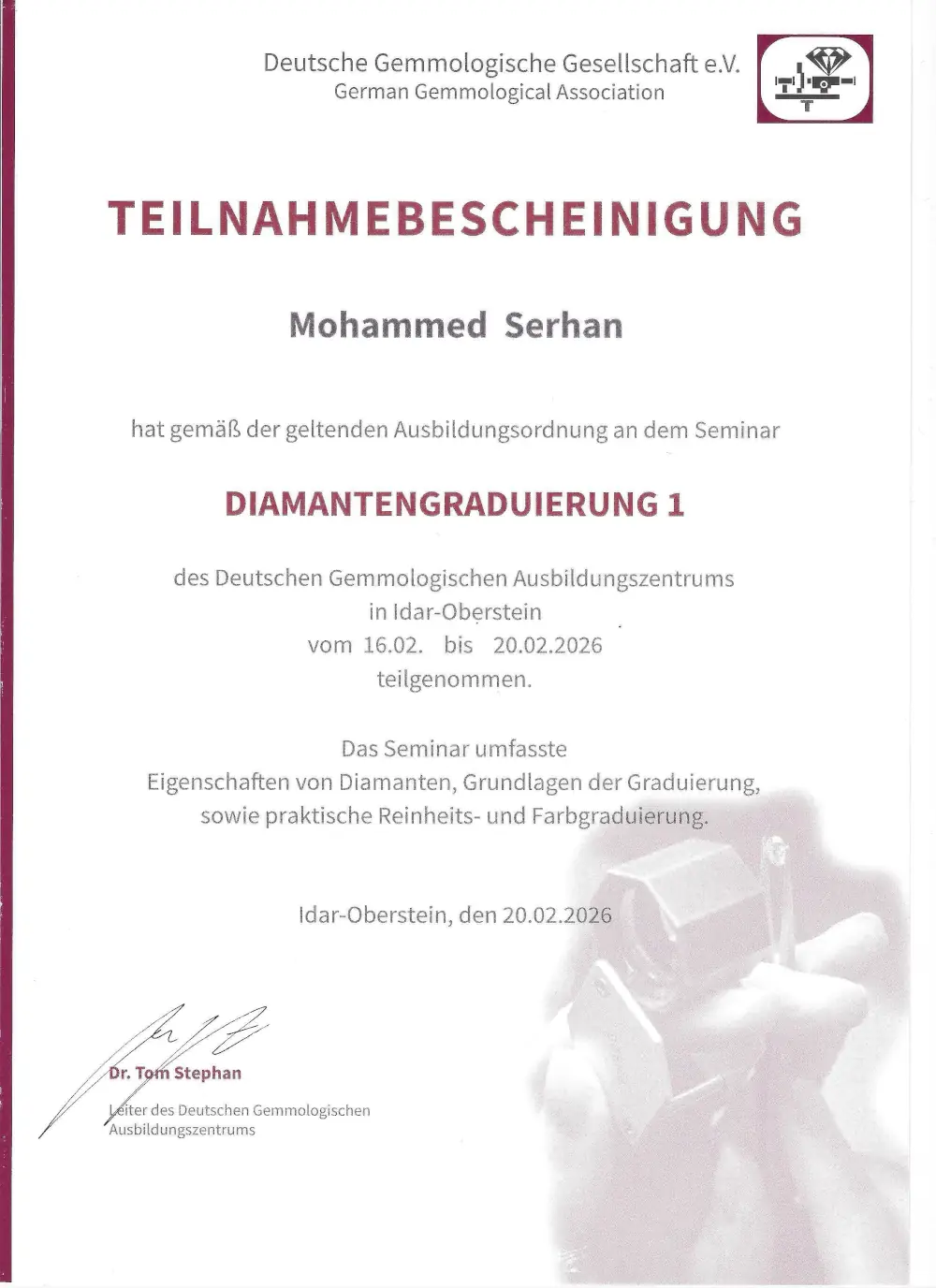 Diamantengraduierung 1 – Grundlagen der Reinheits- und Farbgraduierung