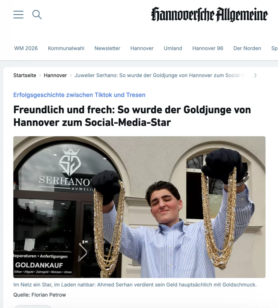 Großes Porträt in HAZ & Neuer Presse – Der „Goldjunge von Hannover