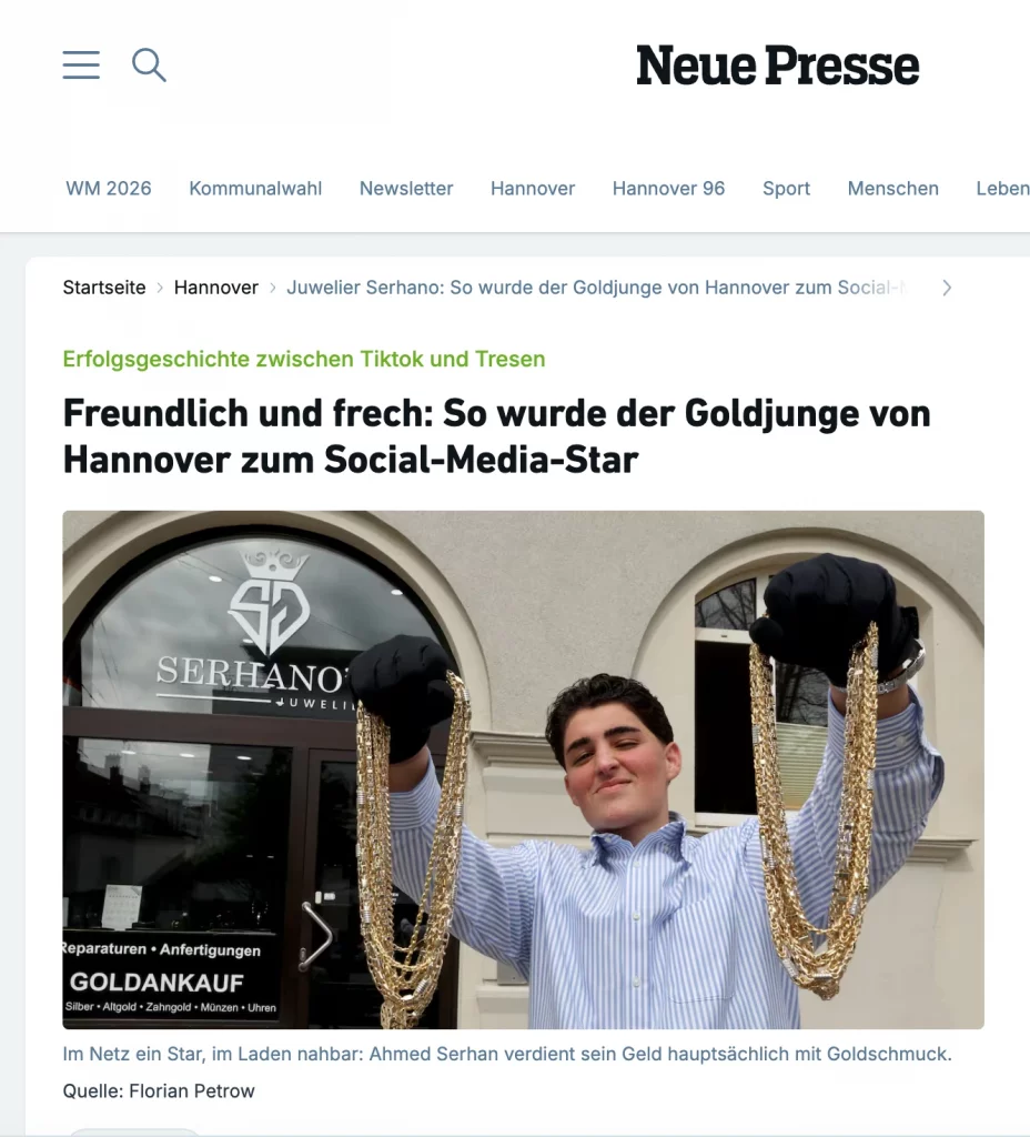 Großes Porträt in Neuer Presse & HAZ – Der „Goldjunge von Hannover