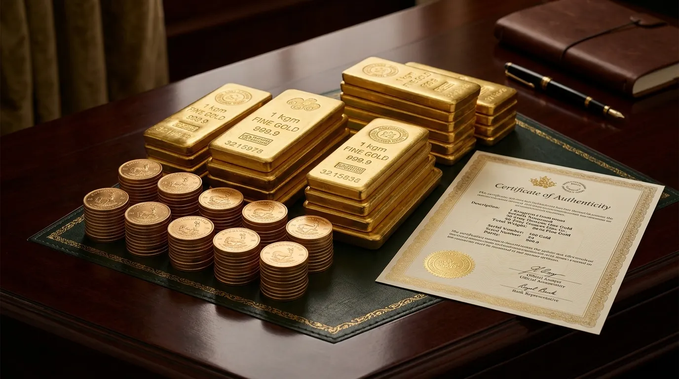 Anlagegold Ankauf Hannover – Goldbarren-Stapel im Anlagegold-Bereich